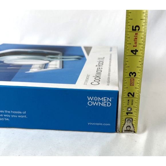 YouCopia Cookware Rack XL Heavy Duty Adjustable Pan Organizer NEW IN BOX - Picture 8 of 8